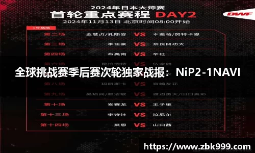 全球挑战赛季后赛次轮独家战报：NiP2-1NAVI