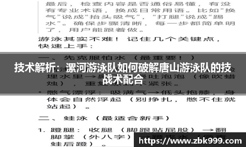 技术解析：漯河游泳队如何破解唐山游泳队的技战术配合